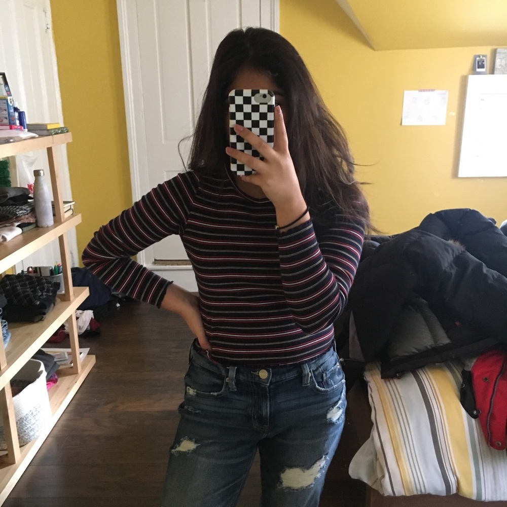 Garage Striped Long Sleeve Tee